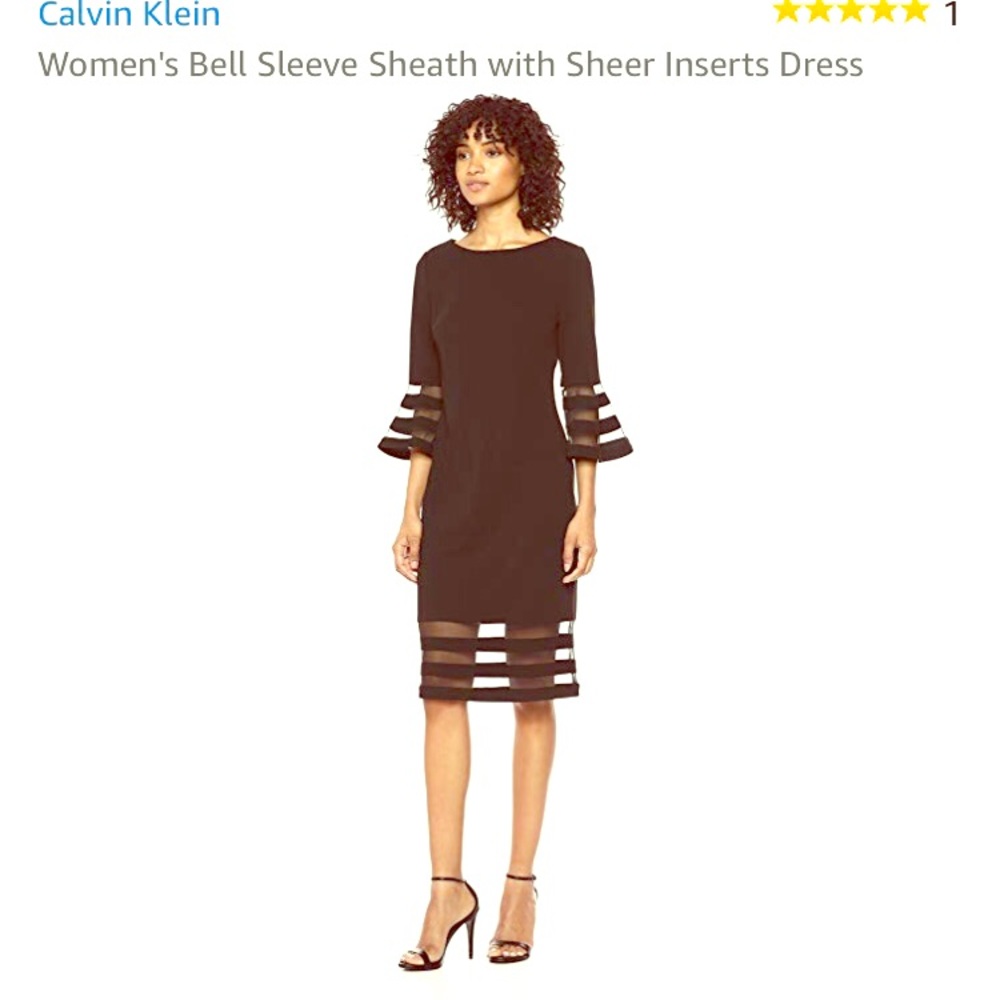 Calvin Klein black bell dress